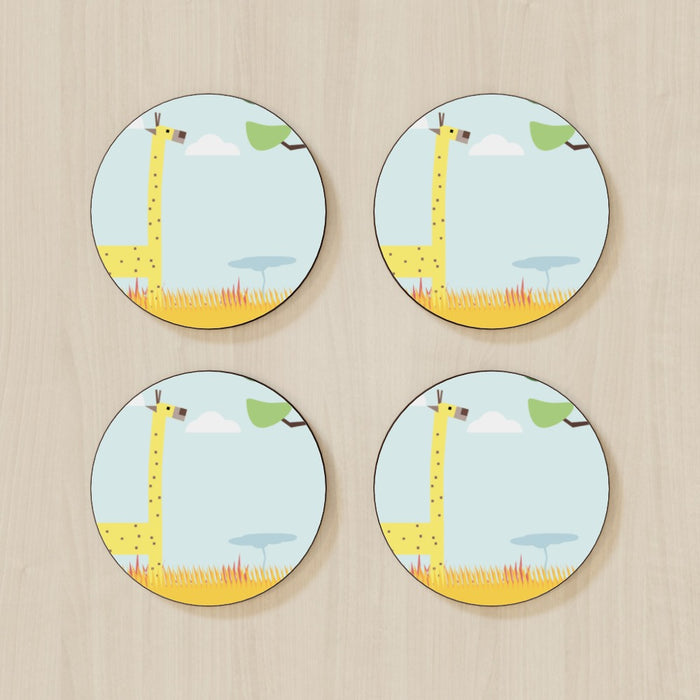 Coasters - Giraffe and Tree - printonitshop