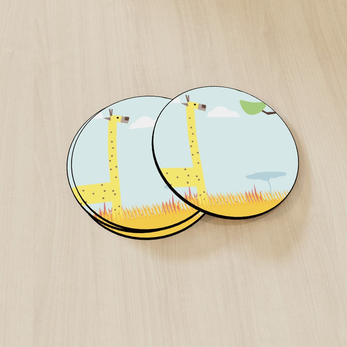 Coasters - Giraffe and Tree - printonitshop