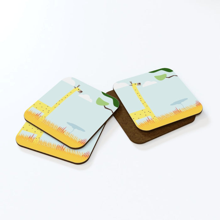 Coasters - Giraffe and Tree - printonitshop