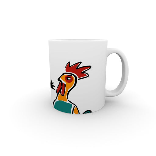 11oz Ceramic Mug - Fox and Chicken - printonitshop