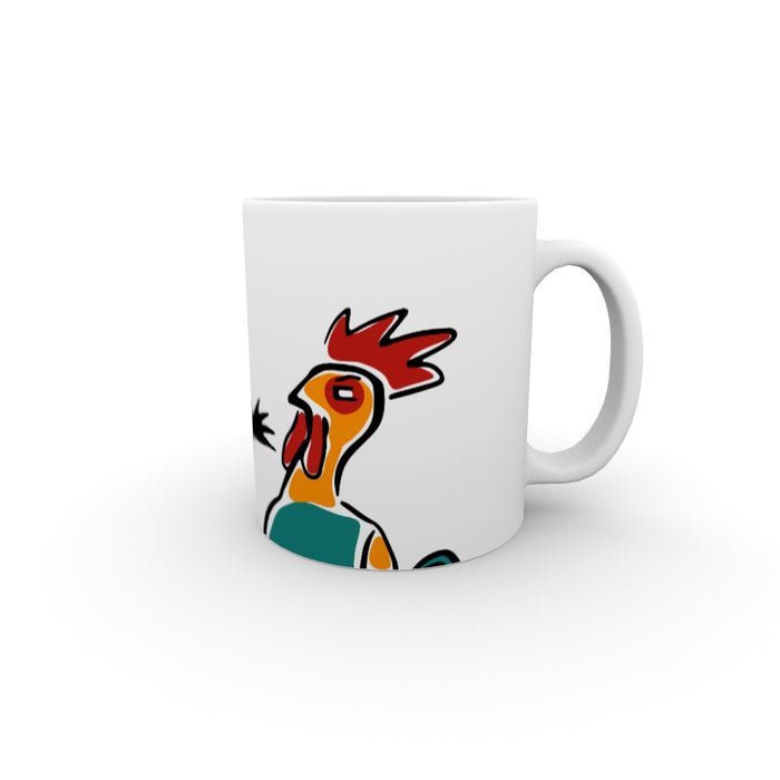 11oz Ceramic Mug - Fox and Chicken - printonitshop