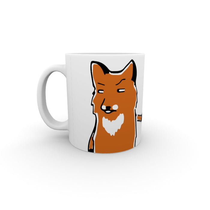 11oz Ceramic Mug - Fox and Chicken - printonitshop