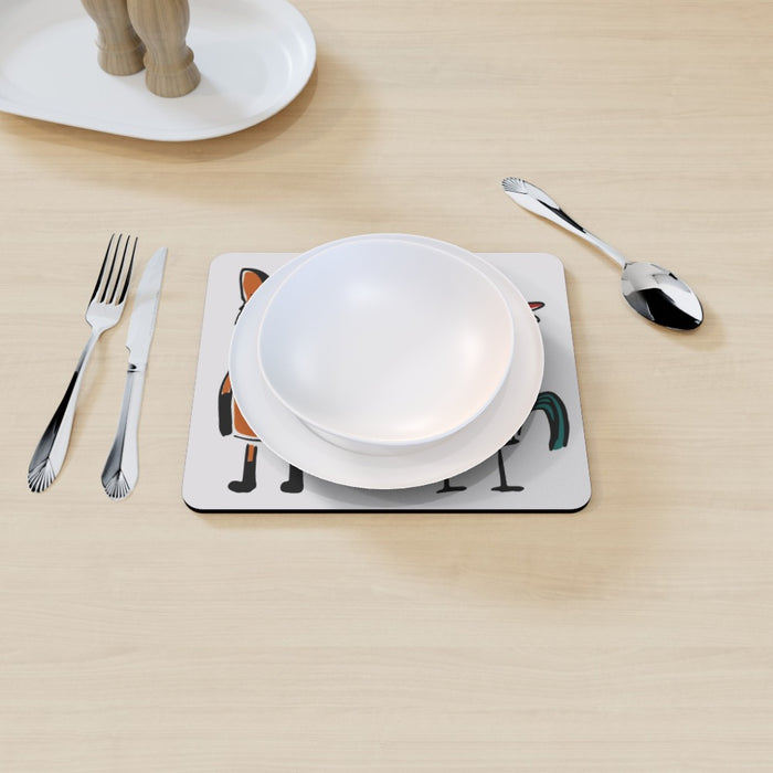 Placemat - Fox and Chicken - printonitshop
