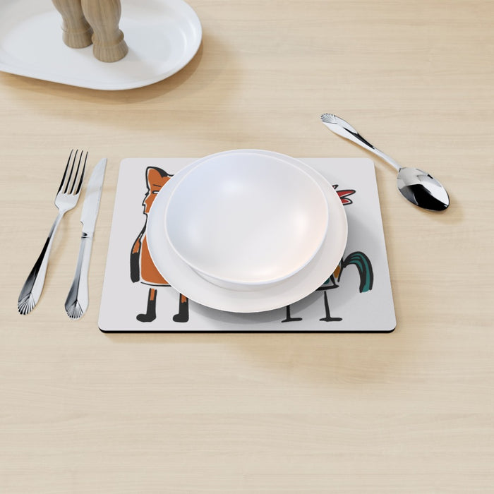 Placemat - Fox and Chicken - printonitshop