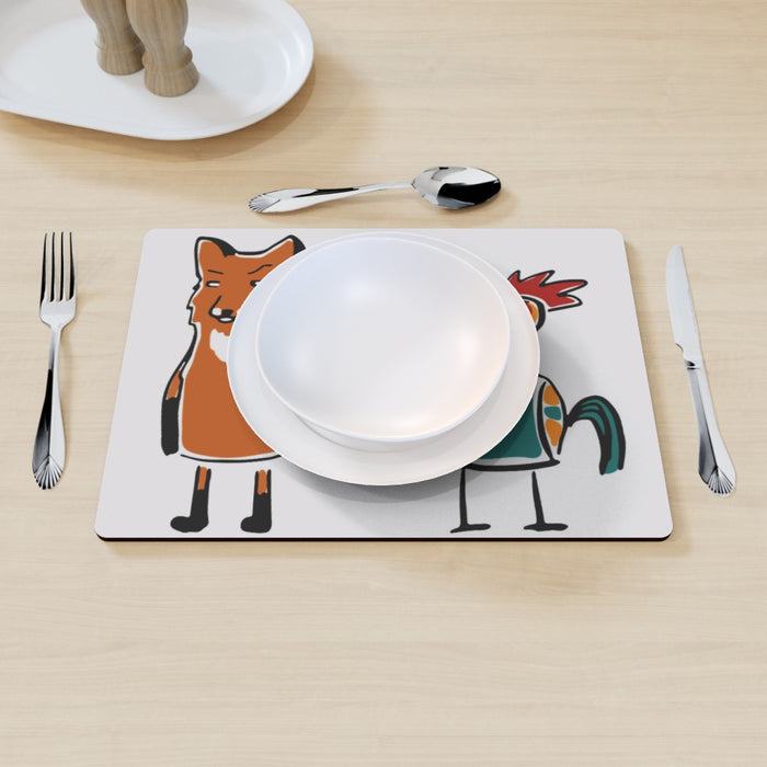 Placemat - Fox and Chicken - printonitshop