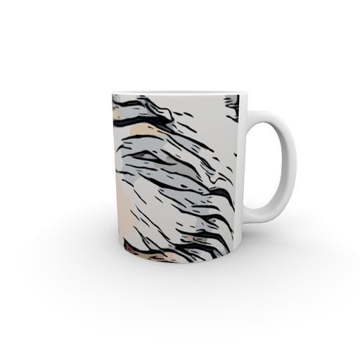 11oz Ceramic Mug - Digital Wolf - printonitshop