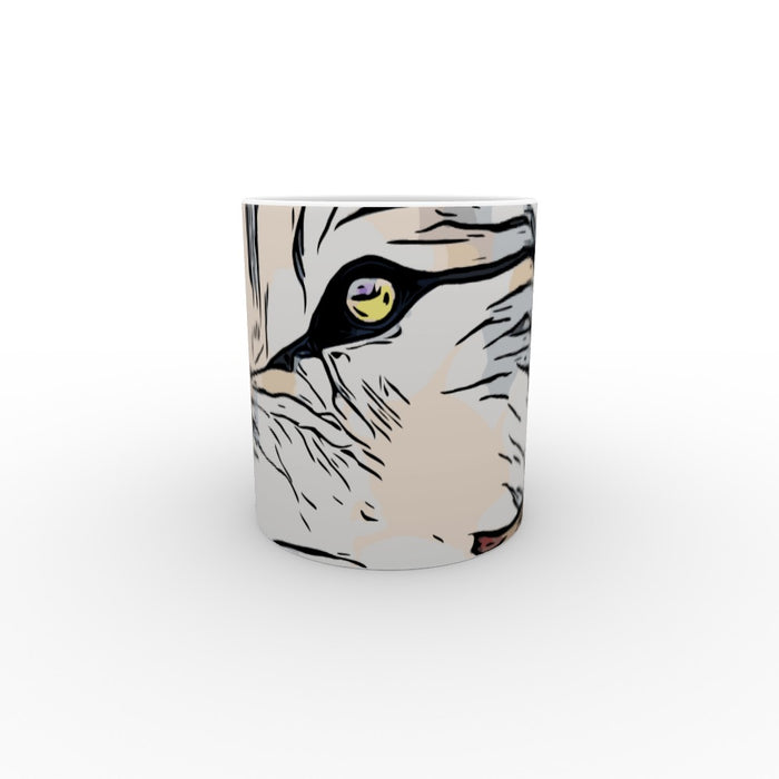 11oz Ceramic Mug - Digital Wolf - printonitshop