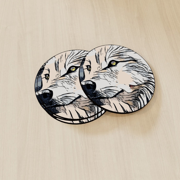 Coasters - Digital Wolf - printonitshop