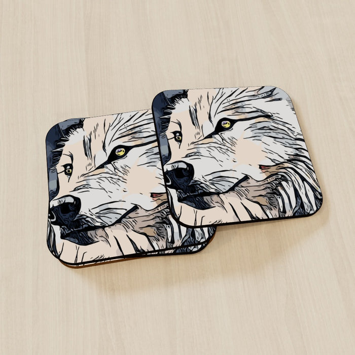 Coasters - Digital Wolf - printonitshop