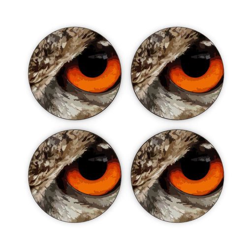 Coasters - Owl Eye - printonitshop