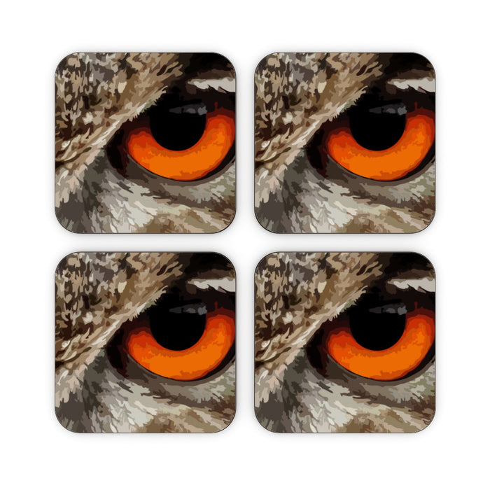 Coasters - Owl Eye - printonitshop