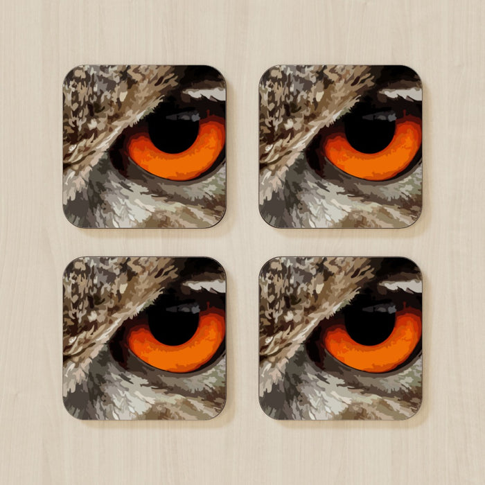 Coasters - Owl Eye - printonitshop