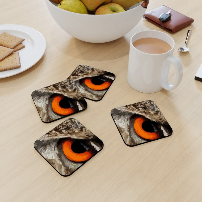 Coasters - Owl Eye - printonitshop