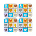 Coasters - Animals Grey Surround - printonitshop