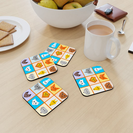 Coasters - Animals Orange Surround - printonitshop