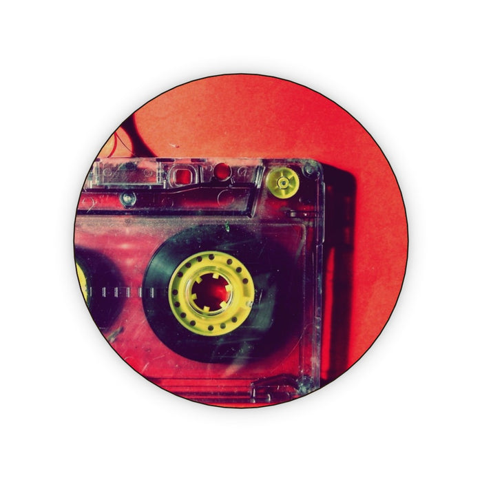 Coasters - Cassette Red - printonitshop