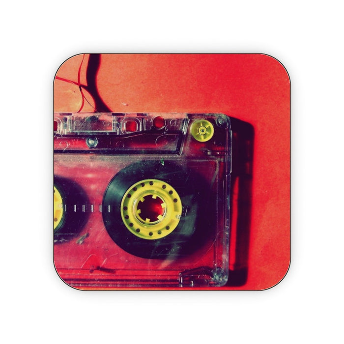 Coasters - Cassette Red - printonitshop