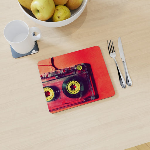 Placemat - Cassette Red - printonitshop