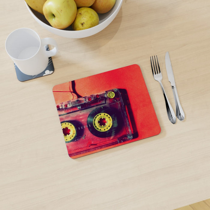 Placemat - Cassette Red - printonitshop