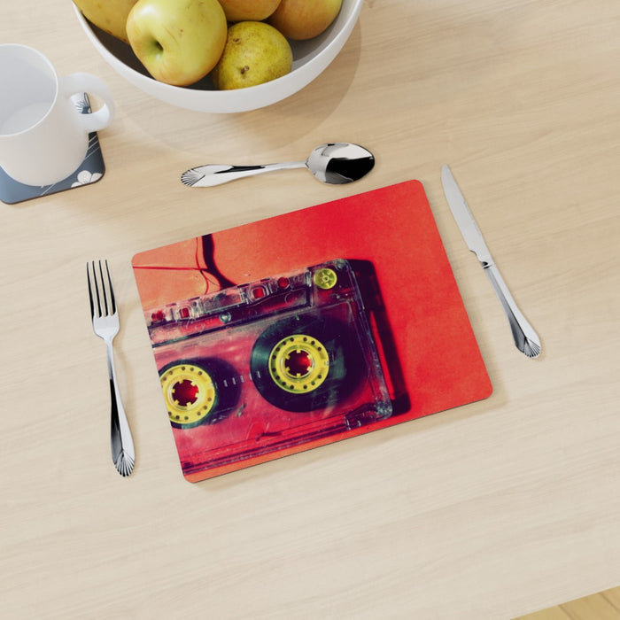 Placemat - Cassette Red - printonitshop