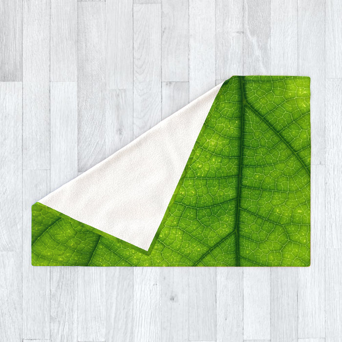 Blanket - Green Leaf - printonitshop