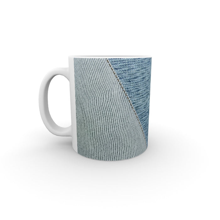 11oz Cermic Mug - Denim Heart - printonitshop