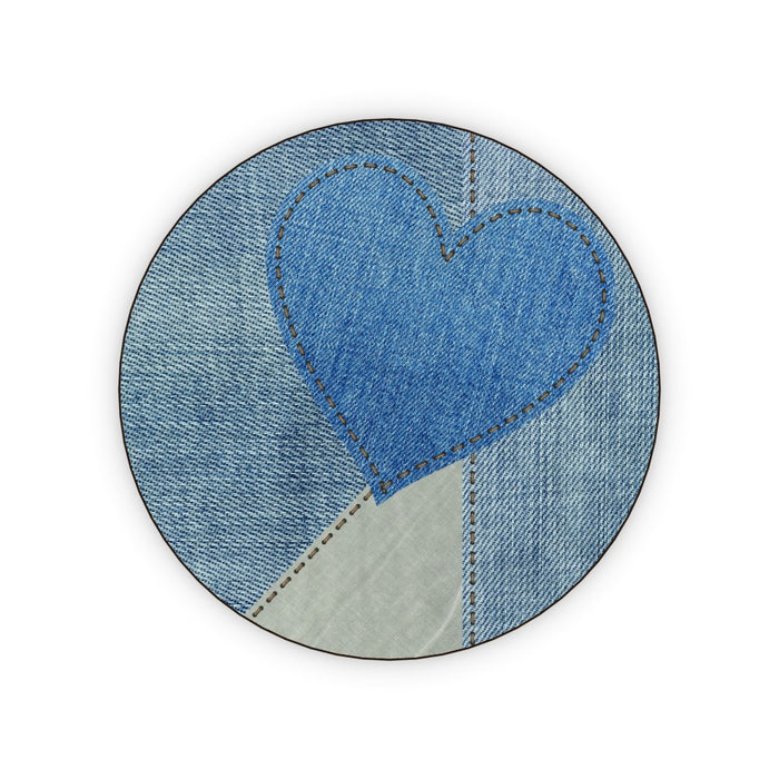 Coasters - Denim Heart - printonitshop