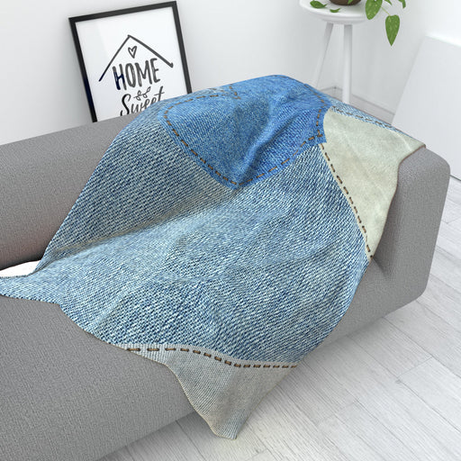 Blanket - Denim Heart - printonitshop