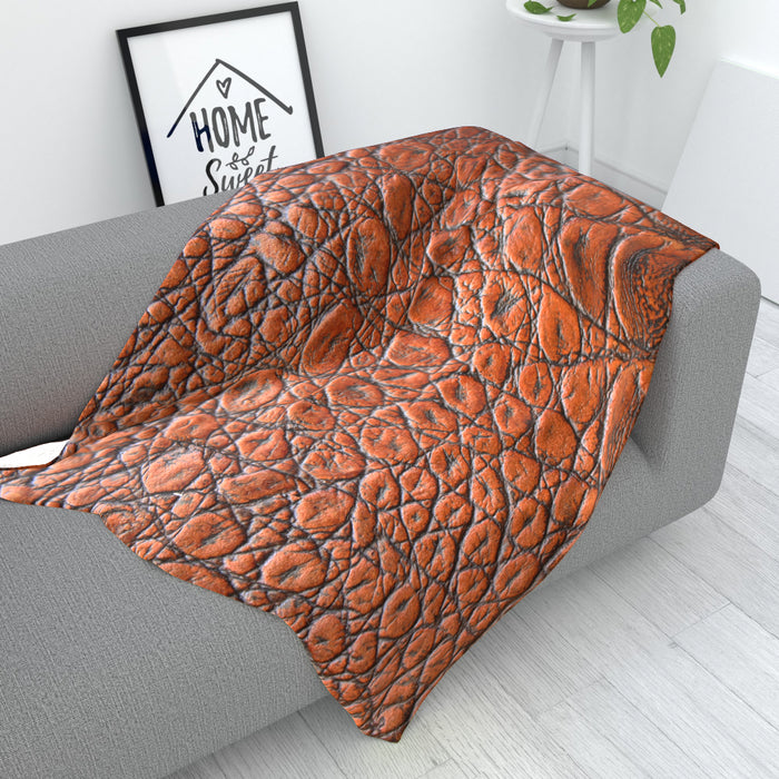 Blanket - Brown Croc - printonitshop