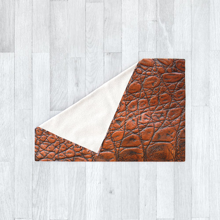 Blanket - Brown Croc - printonitshop