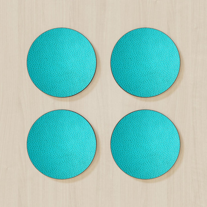 Coasters - Textured Terquoise - printonitshop