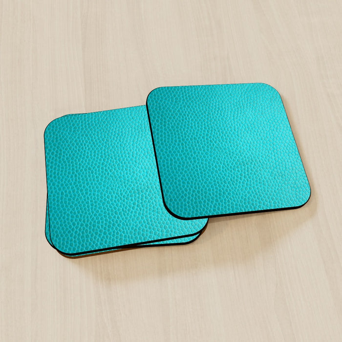 Coasters - Textured Terquoise - printonitshop