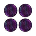 Coasters - Purple Feathers - printonitshop