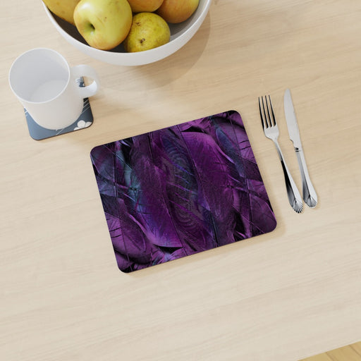 Placemat - Purple Feathers - printonitshop