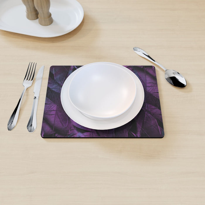 Placemat - Purple Feathers - printonitshop