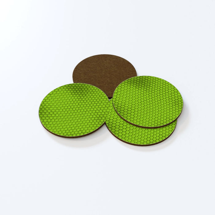 Coasters - Undulating Green - printonitshop