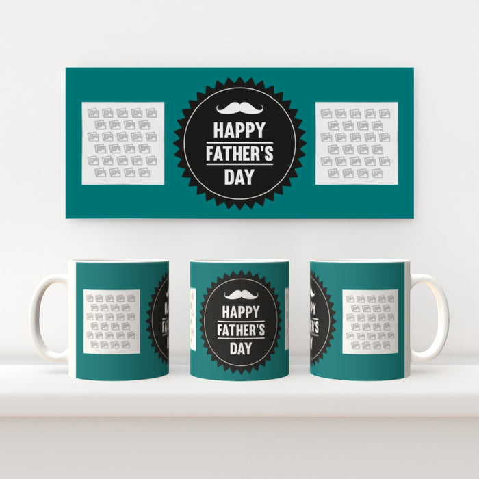 Personalised - 11oz Ceramic Mug - Happy Fathers day - Print On It