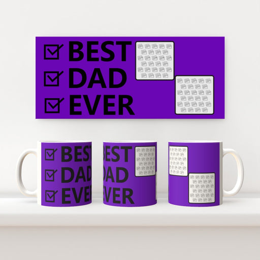 Personalised - 11oz Ceramic Mug - Best Dad Ever - Print On It