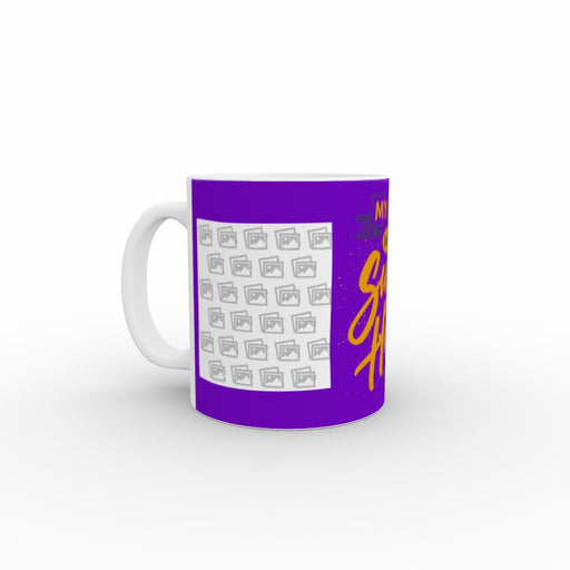 Personalised - 11oz Ceramic Mug - My Dad is my Superhero - Print On It