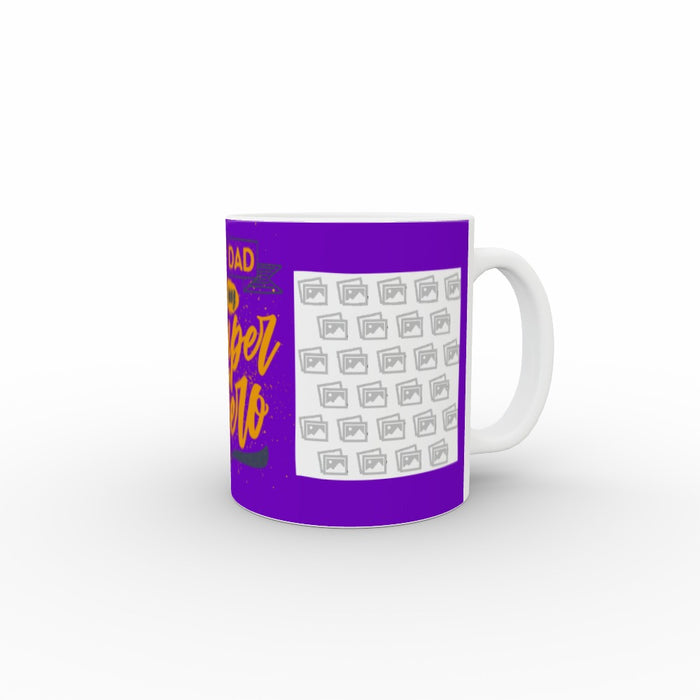 Personalised - 11oz Ceramic Mug - My Dad is my Superhero - Print On It