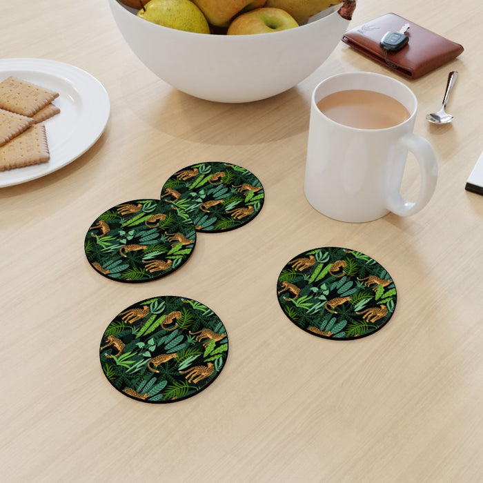 Coasters - Leopard and Jungle - Print On It