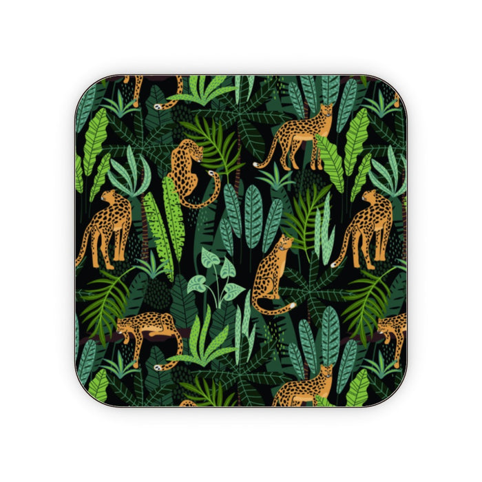 Coasters - Leopard and Jungle - Print On It