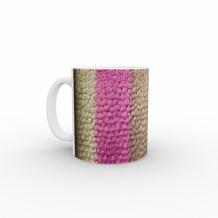 11oz Ceramic Mug - Velvet Stripes - CJ Designs - printonitshop