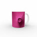 11oz Ceramic Mug - Pink Velvet - CJ Designs - printonitshop