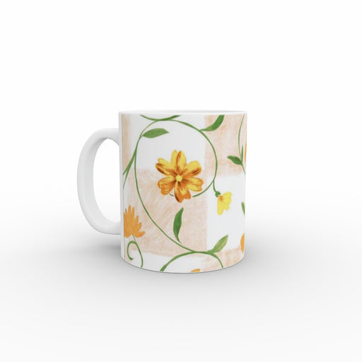 11oz Ceramic Mug - Yellow Wall Crawler - printonitshop