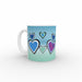 11oz Ceramic Mug - Hearts - printonitshop