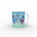 11oz Ceramic Mug - Hearts - printonitshop