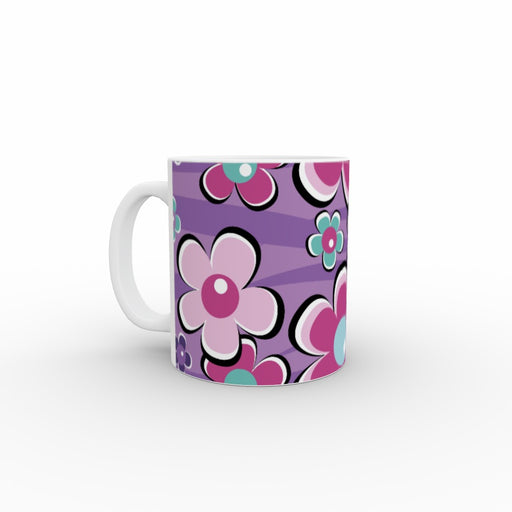 11oz Ceramic Mug - Fat Petals - printonitshop