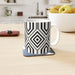 11oz Ceramic Mug - Black and White Structure - printonitshop