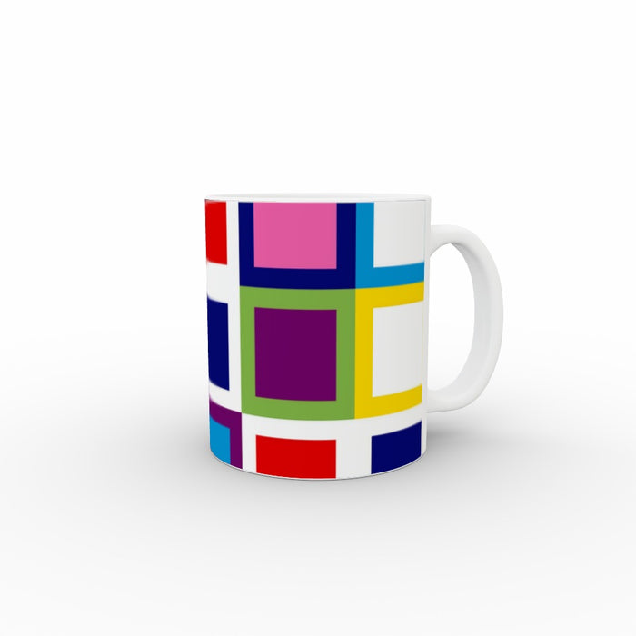 11oz Ceramic Mug - Abstract Blocks 2 - printonitshop